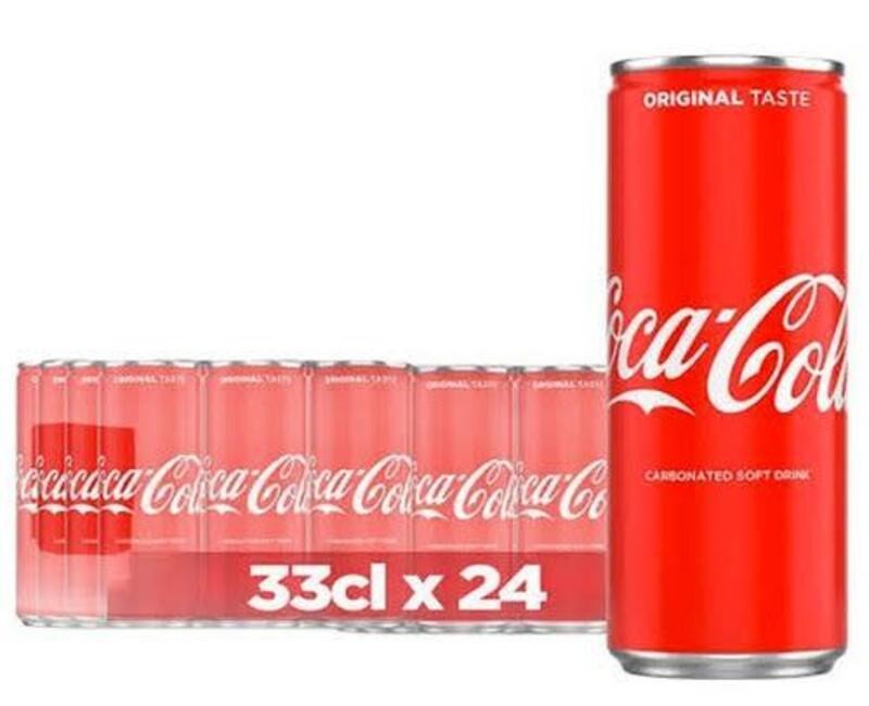 COCA COLA 33CL CAN X 24 ₦15,900.00
