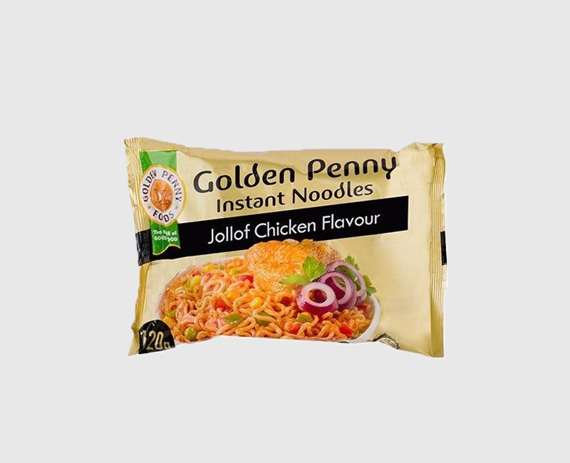 GOLDEN PENNY JOLLOF CHICKEN NOODLES 120g (X40) ₦350.00-₦14,890.00