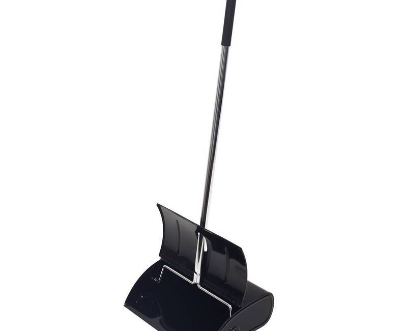 Metal Lobby Dustpan With Cover