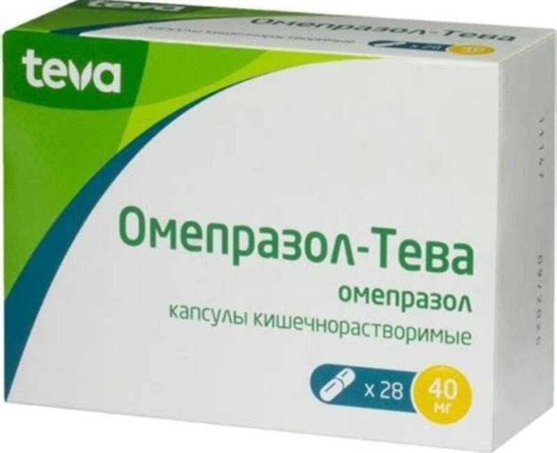 OMEPRAZOLE 40MG TEVA X 28 CAPSULE