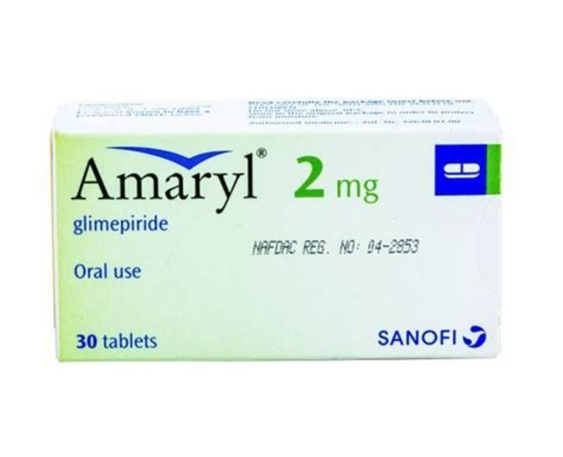 AMARYL 2MG X 30 TABLET