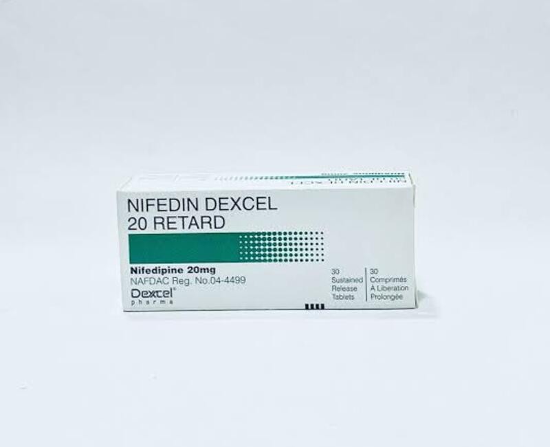 NIFEDIN DEXCEL 20MG X 30