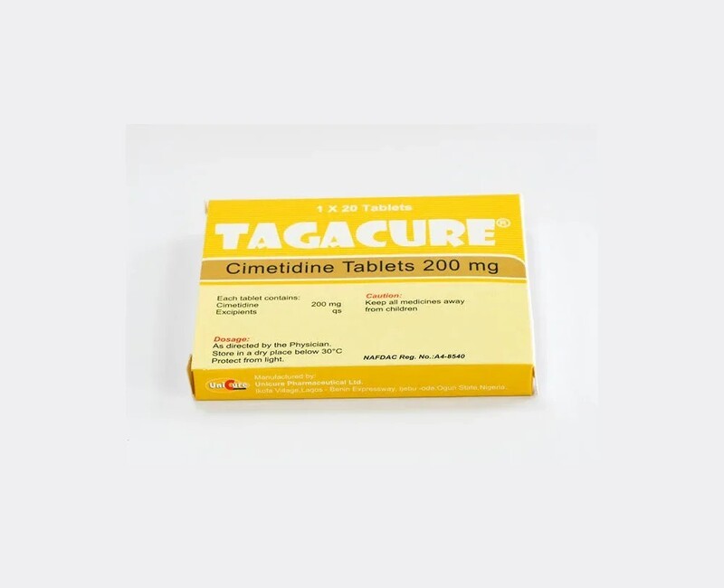 TAGACURE CIMETIDINE TAB 200MG X10