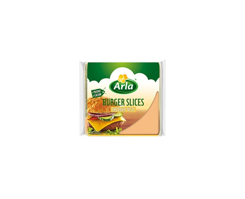 Arla Buger Slice Ceddar Taste 200g x 24