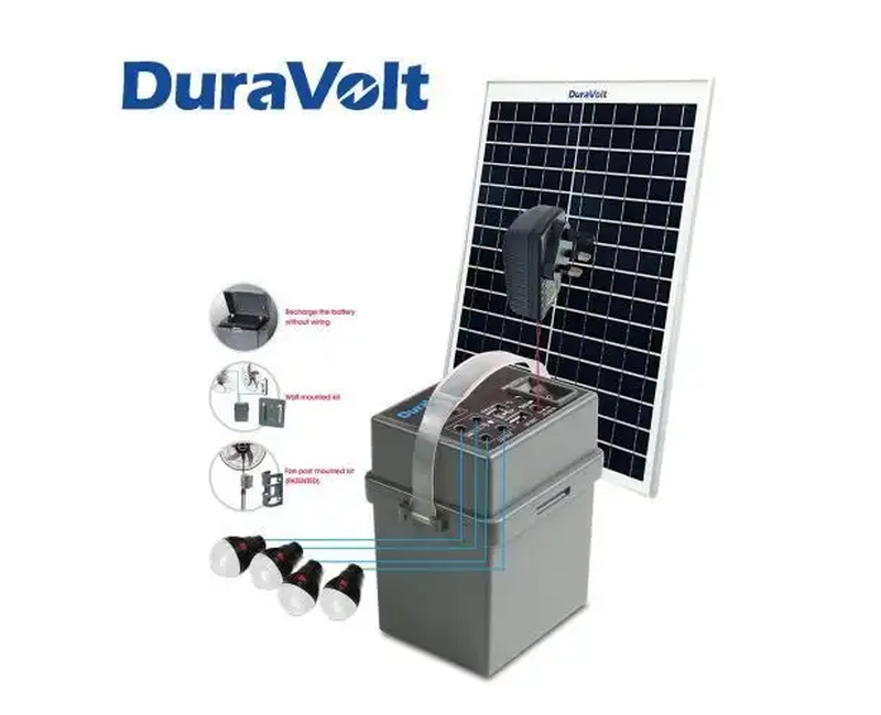 Solar Rechargeable Pack 4in1 with Srp-1245 4in1