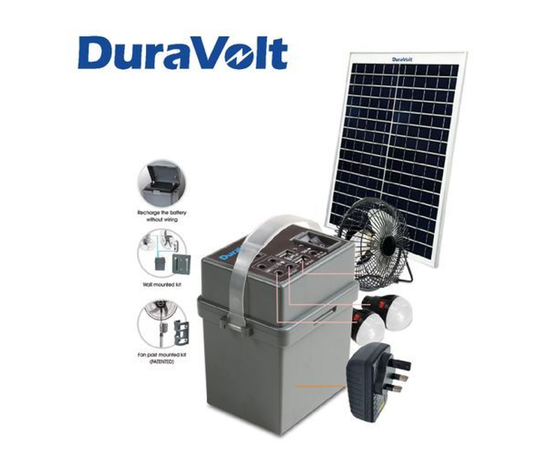 Solar Rechargeable Pack 5in1 Srp-1245 5in1