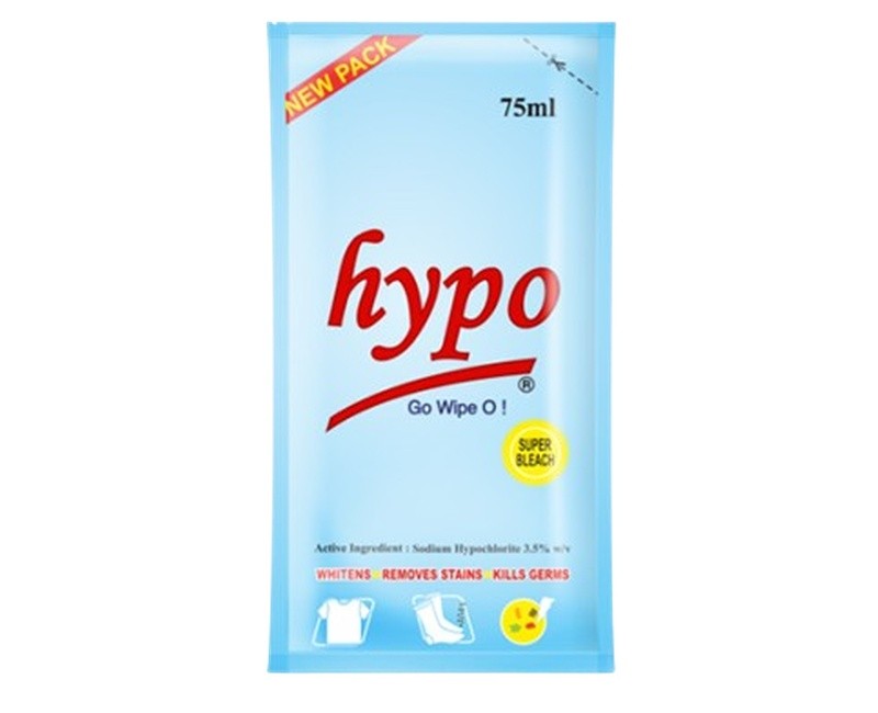 Hypo Bleach Italian Sachet 75ml × 77