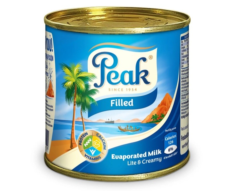 Peak Filled Evaporated Milk 48x160g 1 pack