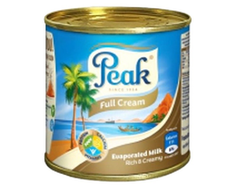 Peak Evaporated Full Cream milk 48 x150g