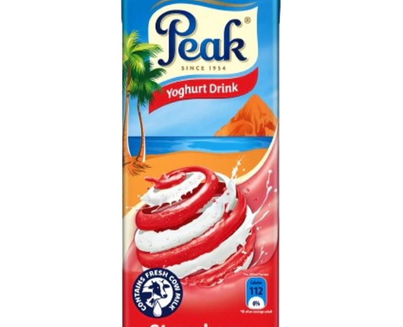 Peak Strawberry Yoghurt 1litre x10