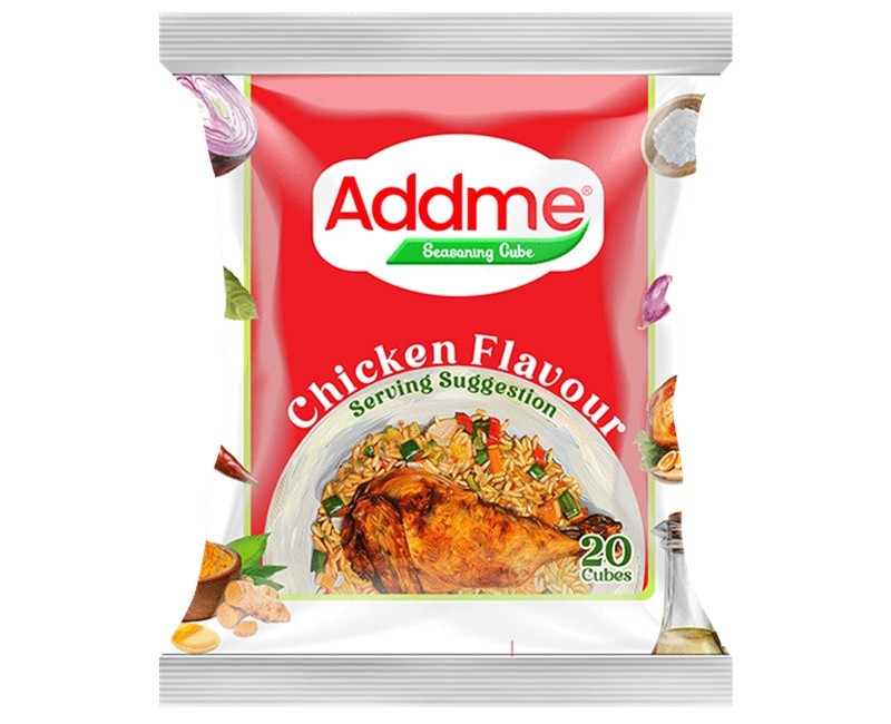 Addmie Chicken Flavor Seasoining Cube 80g x 60