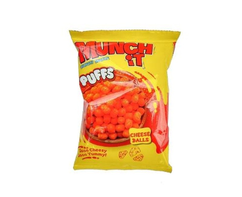 Munch It Puffs Cheese Ball 90g X12