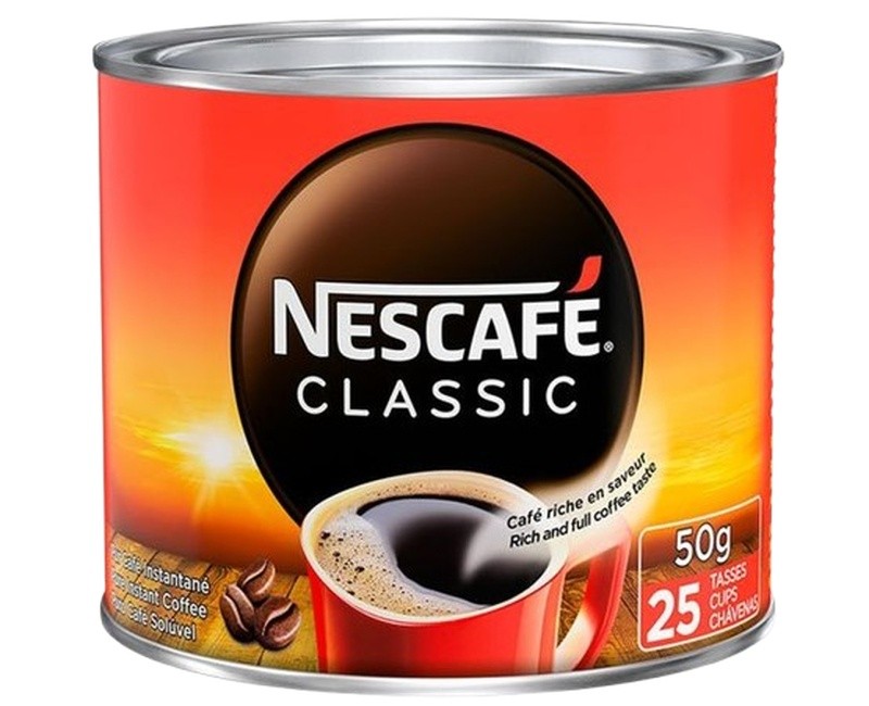 Nescafé Classic Instant Coffee Tin 50g x 48