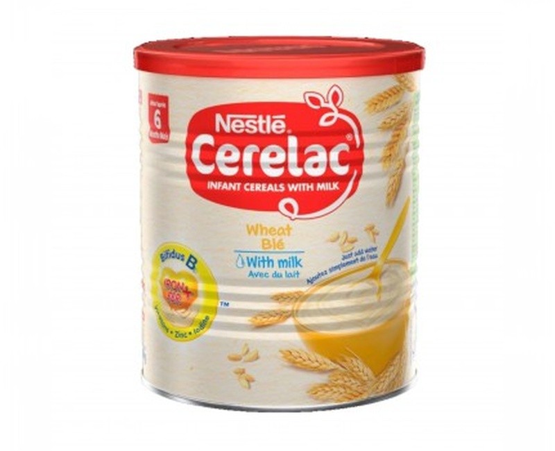 Cerelac Wheat + Milk Tin 400g x 12