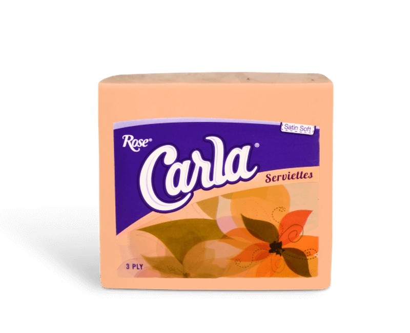 Rose Carla serviette 33 × 33 cm