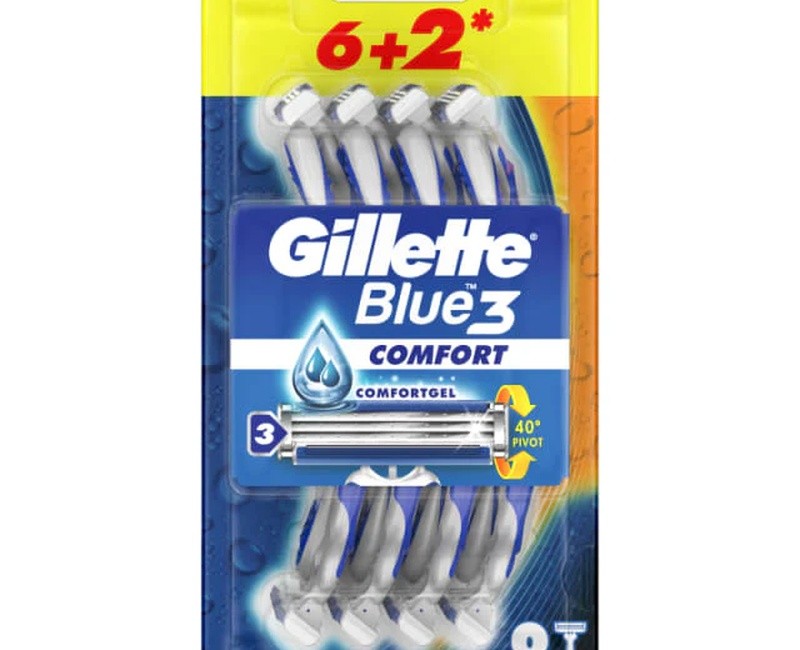 Gillette Blue 3 comfort Razor x 6