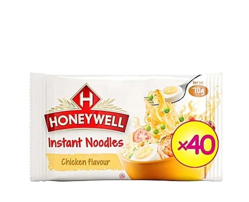 NOODLES HONEYWELL CHICKEN FLAVOUR 70G