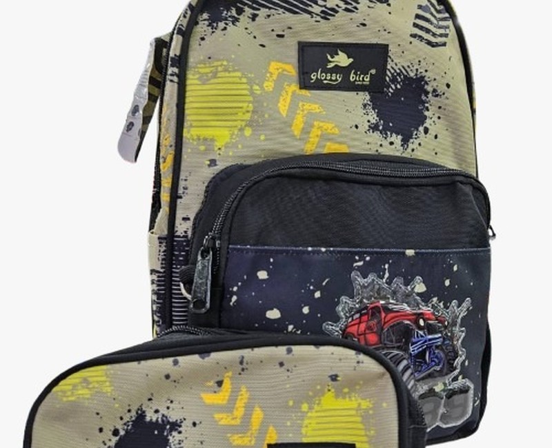 Glossy Bird Sporty Backpack Pouch Bag