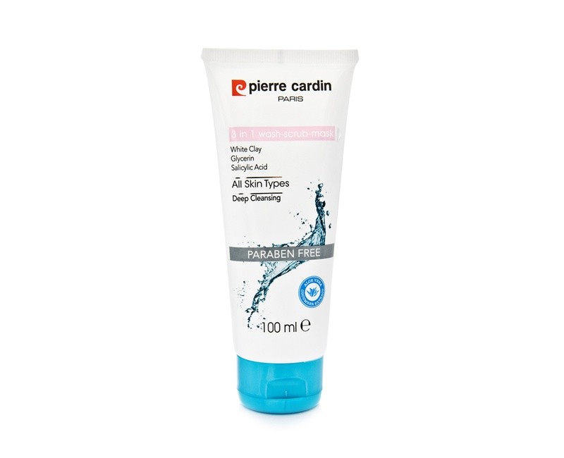 Pierre Cardin 3‑in‑1 Face Wash Scrub Mask 100 ml x 24