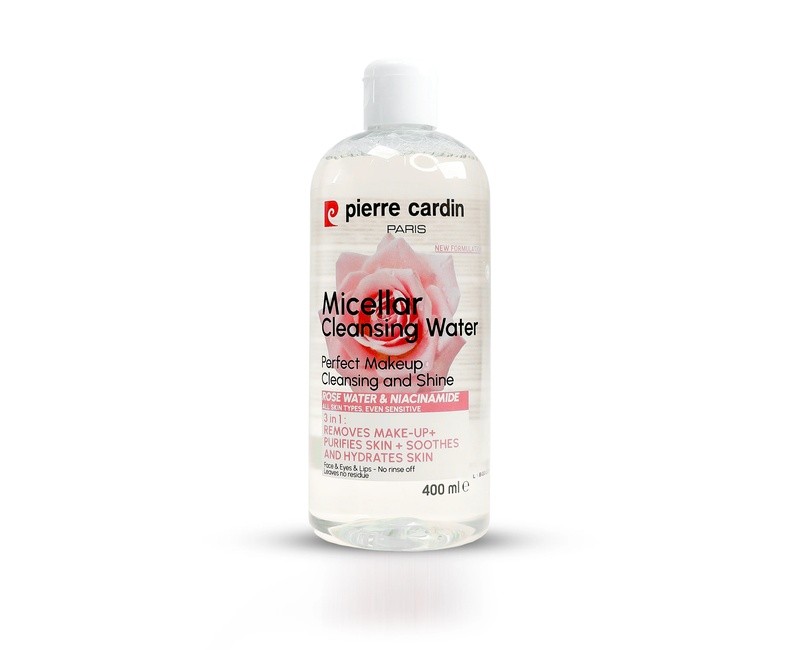 Pierre Cardin Cleansing Micellar Water with Rose Water & Niacinamide 400ml