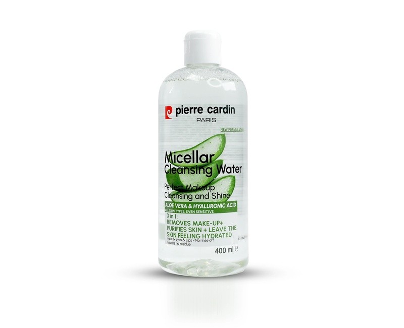 Pierre Cardin Cleansing Micellar Water with Aloe Vera & Hyaluronic Acid 400 ml
