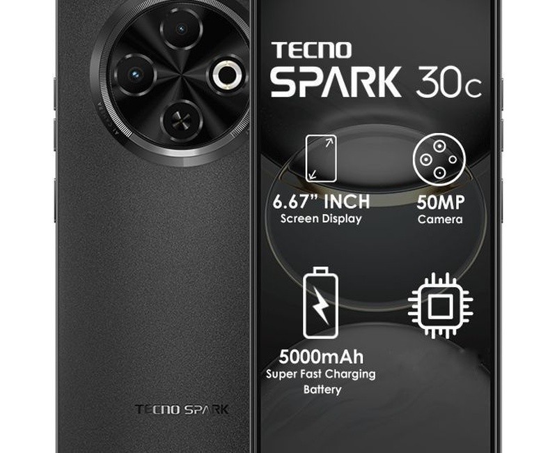 Tecno Spark30C 4gb Ram, 128gb Rom